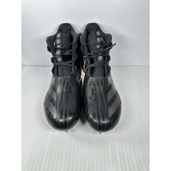 Size 9.5 adidas ADIZERO Chaos Football Cleats Athletic Mens Black ID9103 NEW main image 4